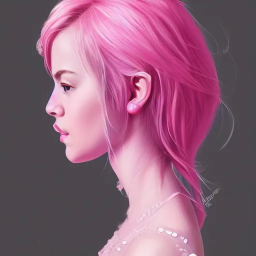 Prompt: teen girl, pink hair, gorgeous, amazing, elegant, intricate, highly detailed, digital painting, artstation, concept art, sharp focus, illustration