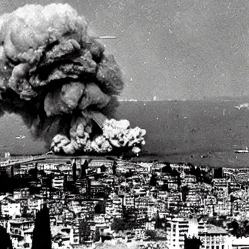 Image similar to atomic bomb blast in istanbul,