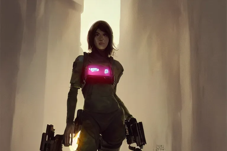 Image similar to mary elizabeth winstead as alyx, source engine, half life, colorful, cinematic, clothing by artgerm, world by greg rutkowski, digital art, global illumination