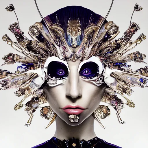 Image similar to intricate detail, lady gaga artpop act ii, album cover,