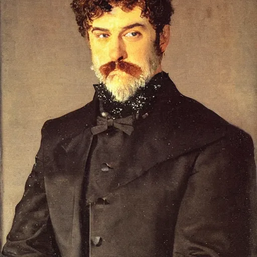 Prompt: portrait of argus by alfred stevens