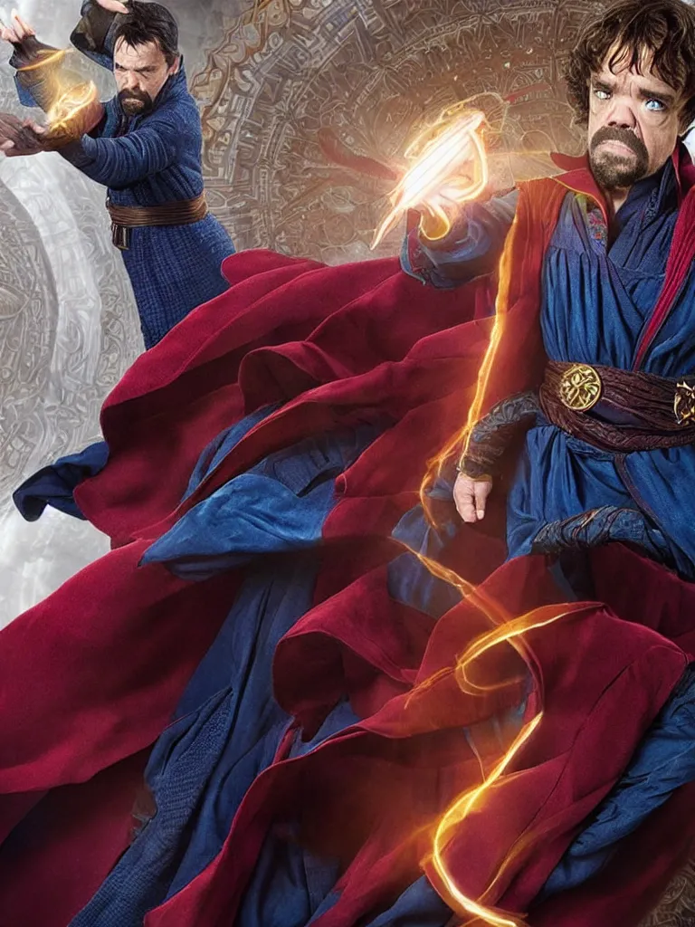 Image similar to Peter Dinklage as Doctor Strange