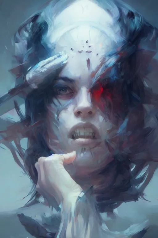 Image similar to Portrait of Ego Death, by Ruan Jia and Mandy Jurgens and Artgerm and Andreas Rocha and Greg Rutkowski