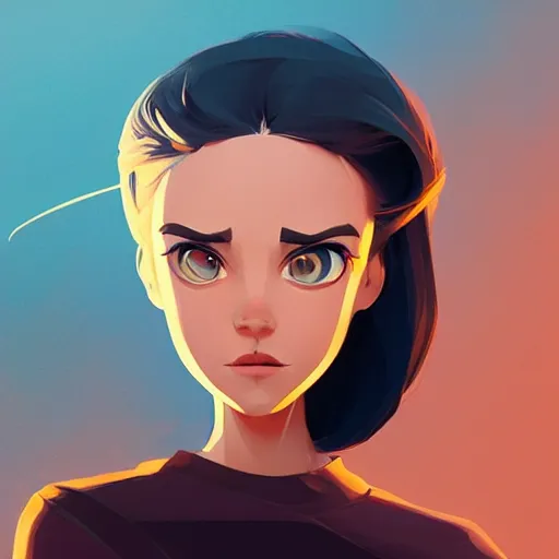 Image similar to face icon stylized minimalist comic - con, loftis, cory behance hd by jesper ejsing, by rhads, makoto shinkai and lois van baarle, ilya kuvshinov, rossdraws global illumination