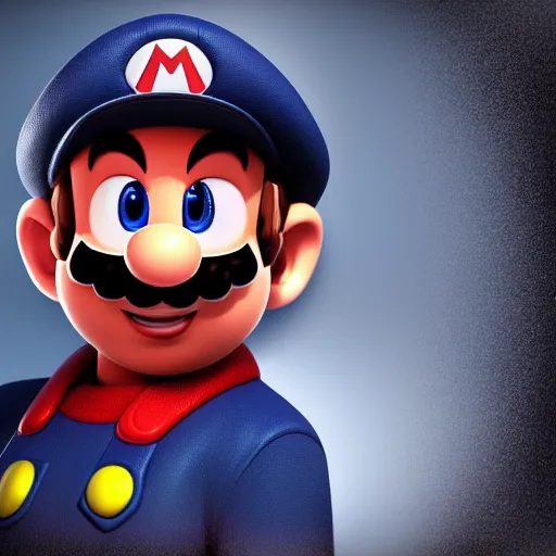 Prompt: stunning award winning hyperrealistic hdr 8 k highly detailed portrait photo of mario as a real human