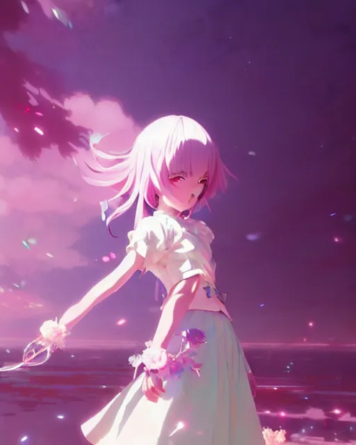 Image similar to pastel magical girl anime screenshot, anime, intricate, sharp focus, illustration, highly detailed, digital painting, concept art, matte, art by ilya kuvshinov and ruan jia and greg rutkowski, masterpiece