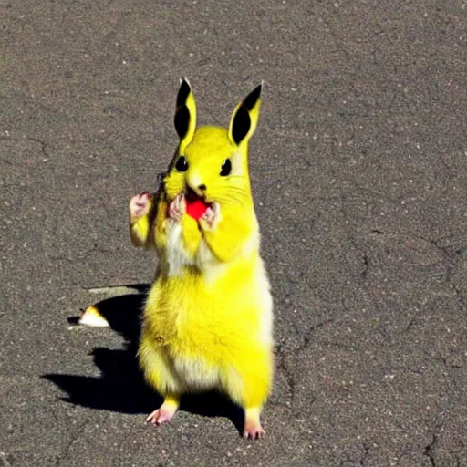 Image similar to pika sneezing