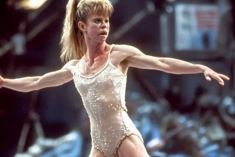 Image similar to Tonya Harding in Aliens (1986), highly detailed, high quality, HD, 4k, 8k, Canon 300mm, professional photographer, 40mp, lifelike, top-rated, award winning, realistic, sharp, no blur, edited, corrected, trending