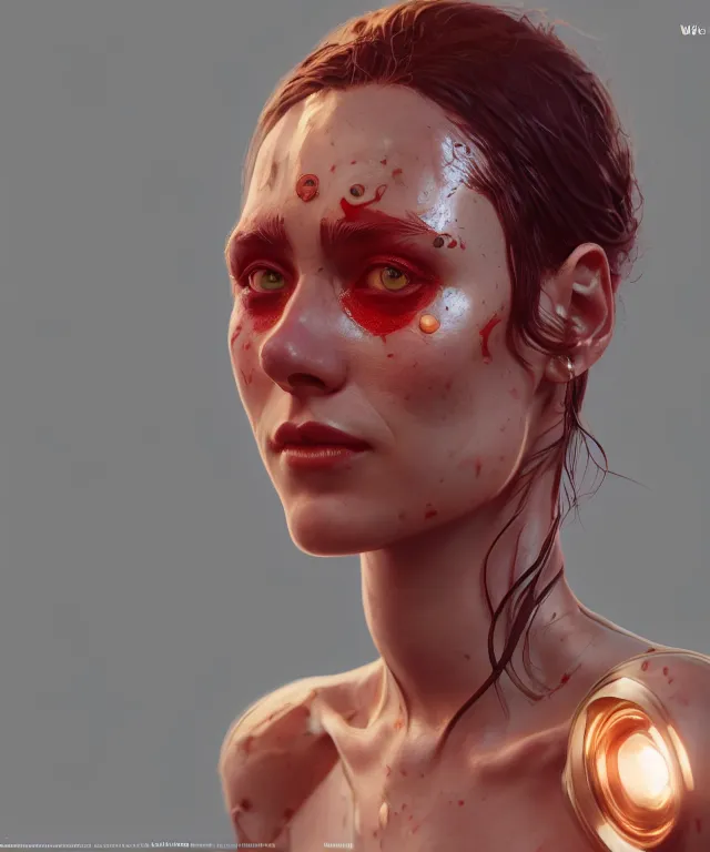 Prompt: Wanda maximoff, au naturel, hyper detailed, digital art, trending in artstation, cinematic lighting, studio quality, smooth render, unreal engine 5 rendered, octane rendered, art style by klimt and nixeu and ian sprigger and wlop and krenz cushart