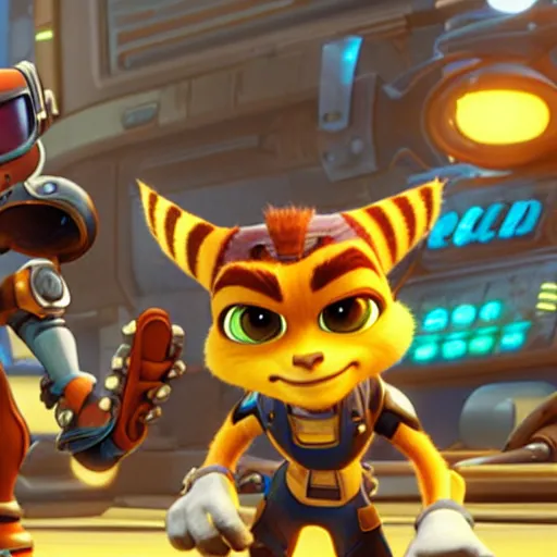 Image similar to ratchet and clank