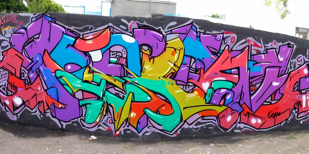 Prompt: dms 1 graffiti