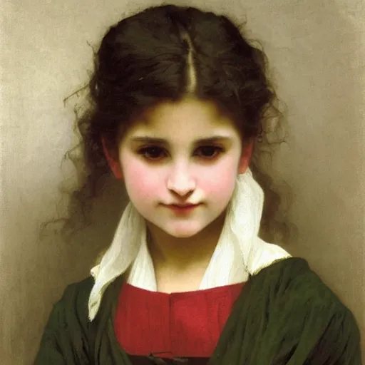 Prompt: painting of William-Adolphe Bouguereau