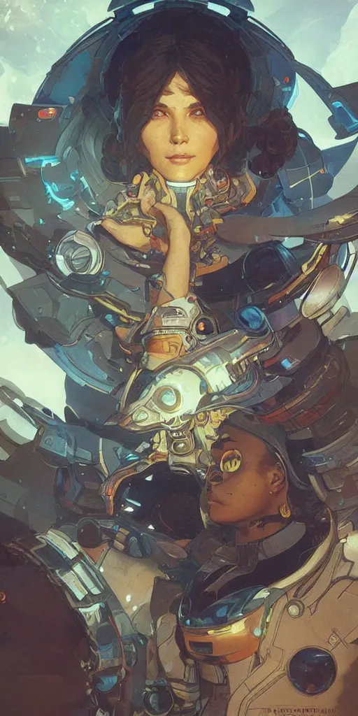 Prompt: spatial cosmos space and planets, apex legends, epic lighting, sketch illustration, ultra detailed, art by artgerm and greg rutkowski and alphonse mucha