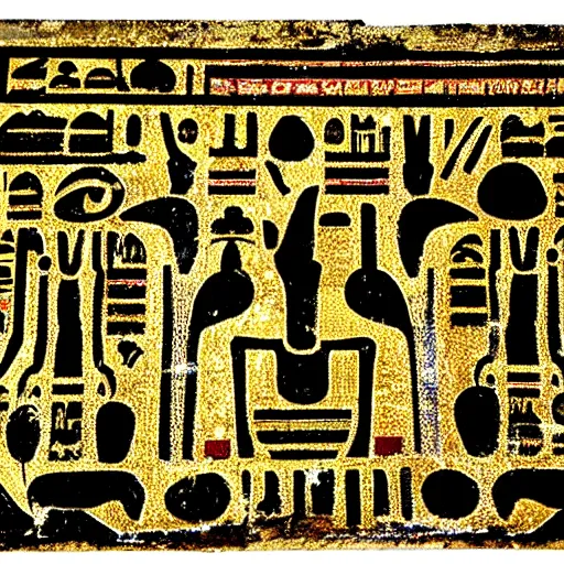 Image similar to Hidden Egyptian Hieroglyph Creator of the universe in Code