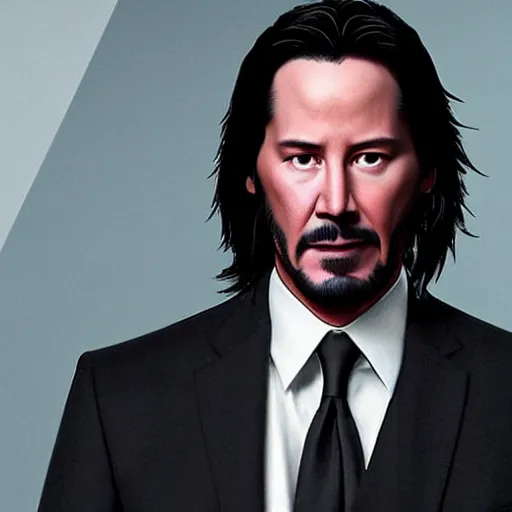 Image similar to keanu reeves as tony stark