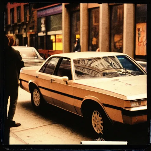 Prompt: New York City 1977, seedy streets, Polaroid