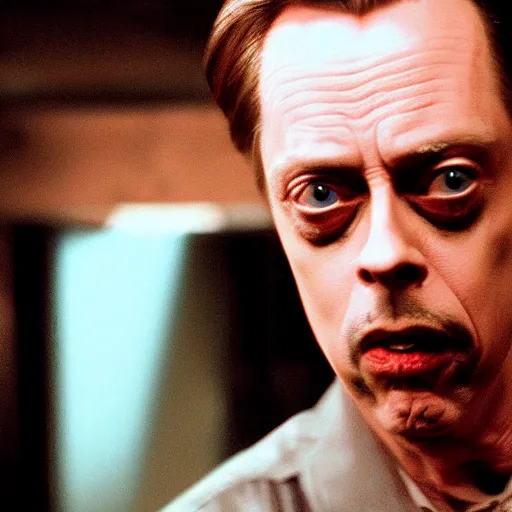 Prompt: film still of steve buscemi in Batman, 4k