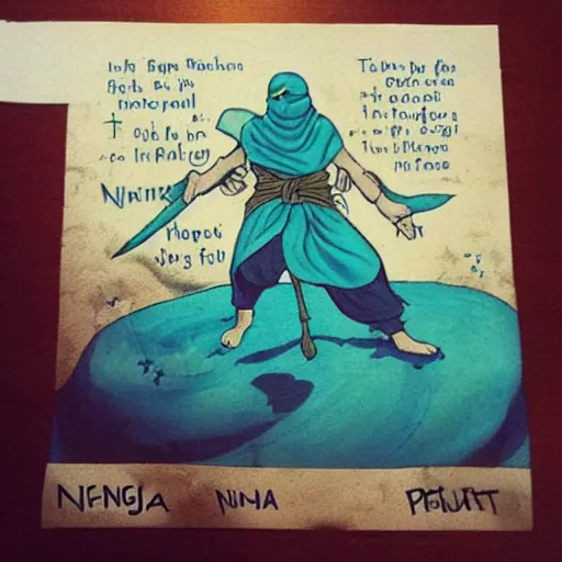 Image similar to a ninja on neptune