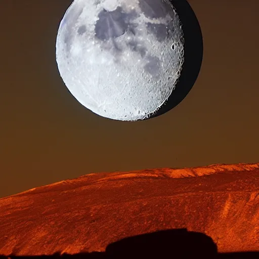 Image similar to A huge moon