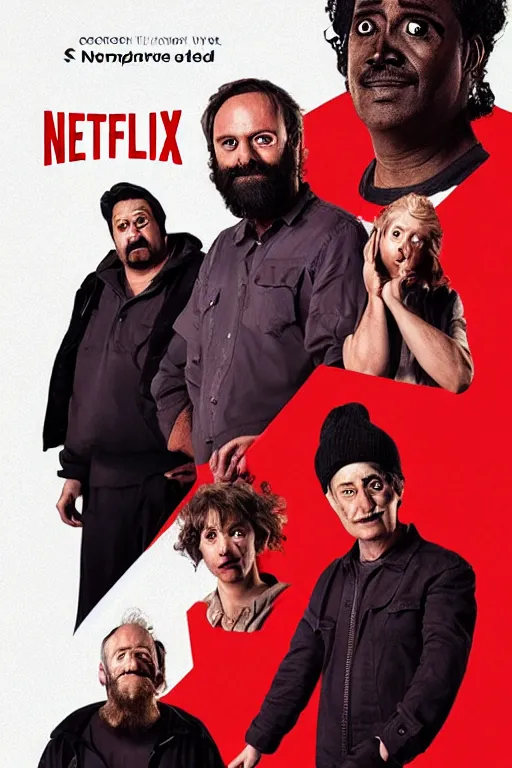 Image similar to poster for a netflix drongo show called drongo, tv show drongo poster