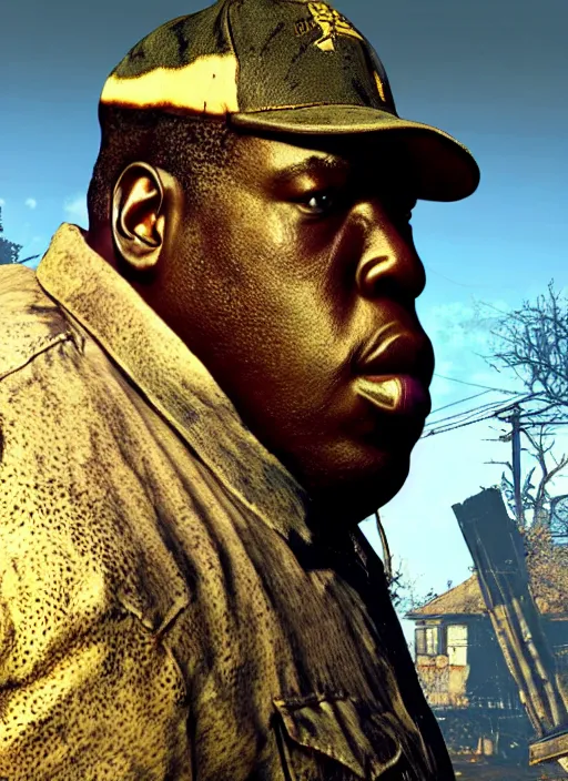 Image similar to Biggie in fallout 4