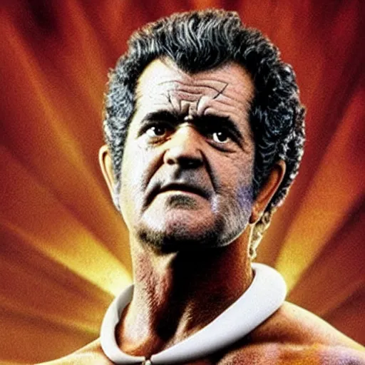 Image similar to alien version of mel gibson