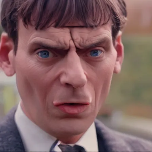 Image similar to Live Action Still of Jerma985 in a Mr. Bean film, real life, hyperrealistic, ultra realistic, realistic, highly detailed, epic, HD quality, 8k resolution, body and headshot, film still