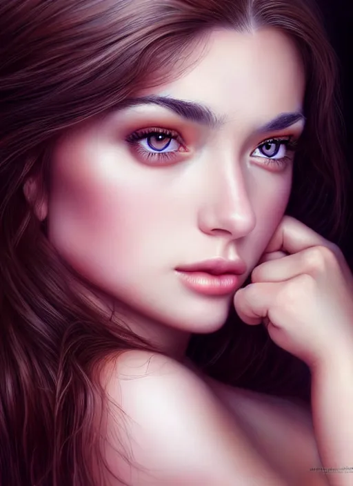 Image similar to a gorgeous female photo, professionally retouched, realistic, smooth face, perfect eyes, symmetrical, full body shot, wide angle, sharp focus on eyes, 8 k high definition, insanely detailed, intricate, elegant, art by artgerm