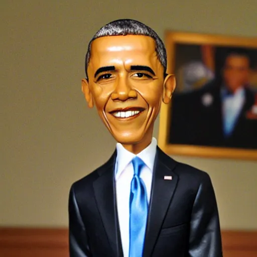 Image similar to Barack Obama as a Barbie doll