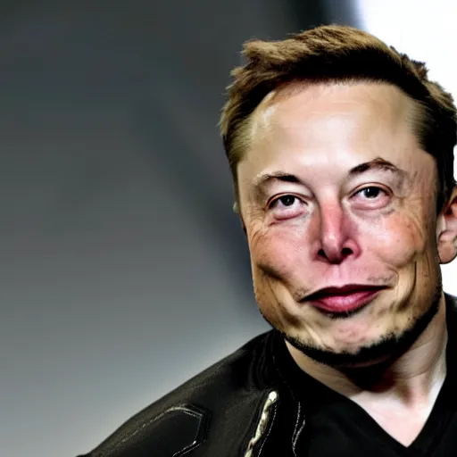 Image similar to elon musk is cyborg