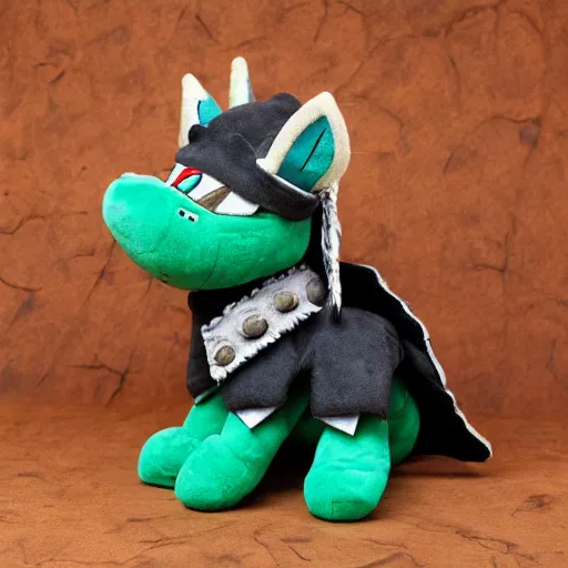 Image similar to spartan shaman wolf peyote fumo plush