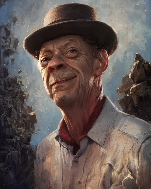 Prompt: portrait of don knotts from incredible mr limpet, character portrait, ultra realistic, concept art, intricate details, highly detailed by greg rutkowski, gaston bussiere, craig mullins, simon bisley