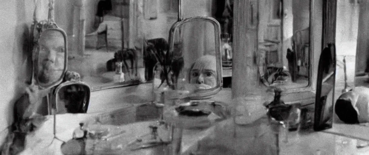 Prompt: film mirror (1975) by andrei tarkovsky