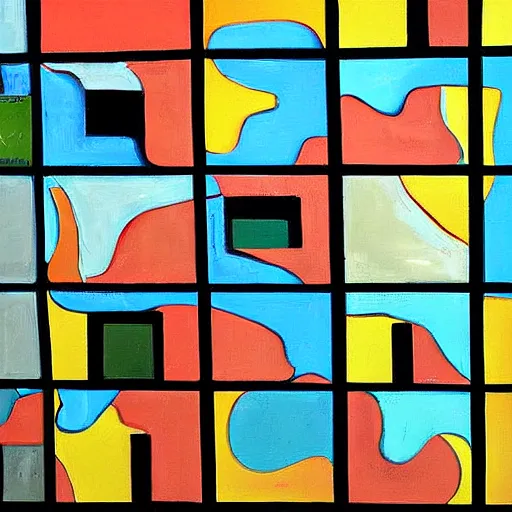 Image similar to a painting of a smartphone window by florin ciulache, neo - pop art