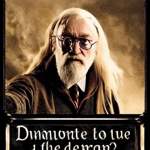 Prompt: Professor Dumbledore was now looking down at Harry, who looked right back at him, trying to discern the expression of the eyes behind the half-moon spectacles. Did you put your name in the Goblet of Fire, Harry? Dumbledore asked calmly