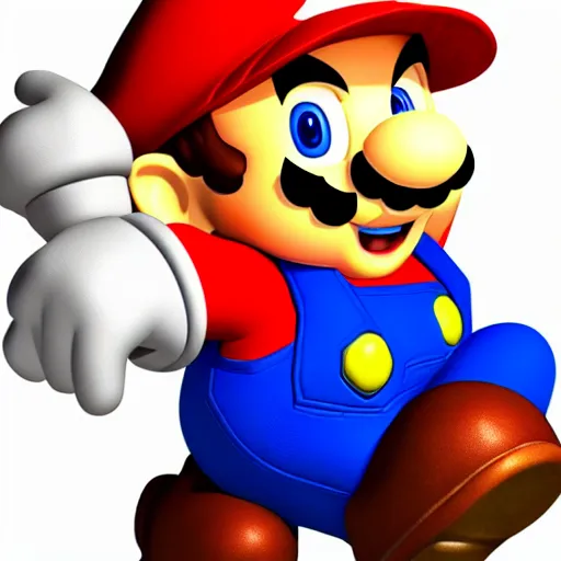 Prompt: mario with down syndrome