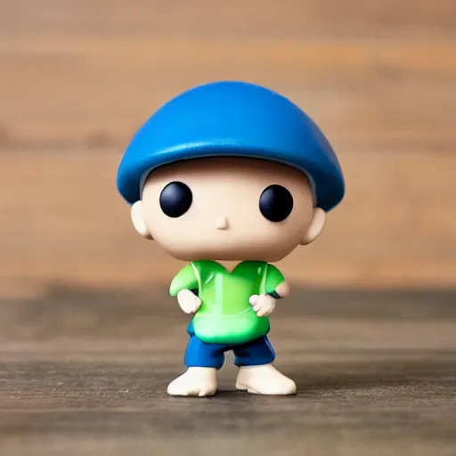 Image similar to a mushroom funko pop called Fungo Pop