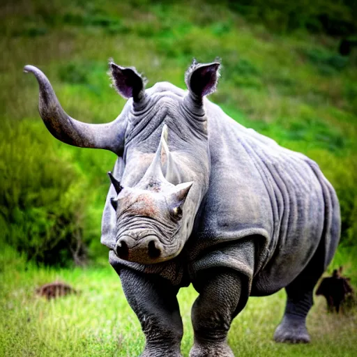 Image similar to wooly ice age rhino nature photography