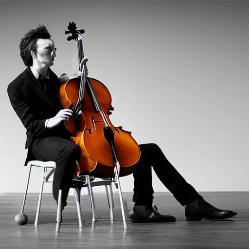 Image similar to concertfor cello and nuclear bomb