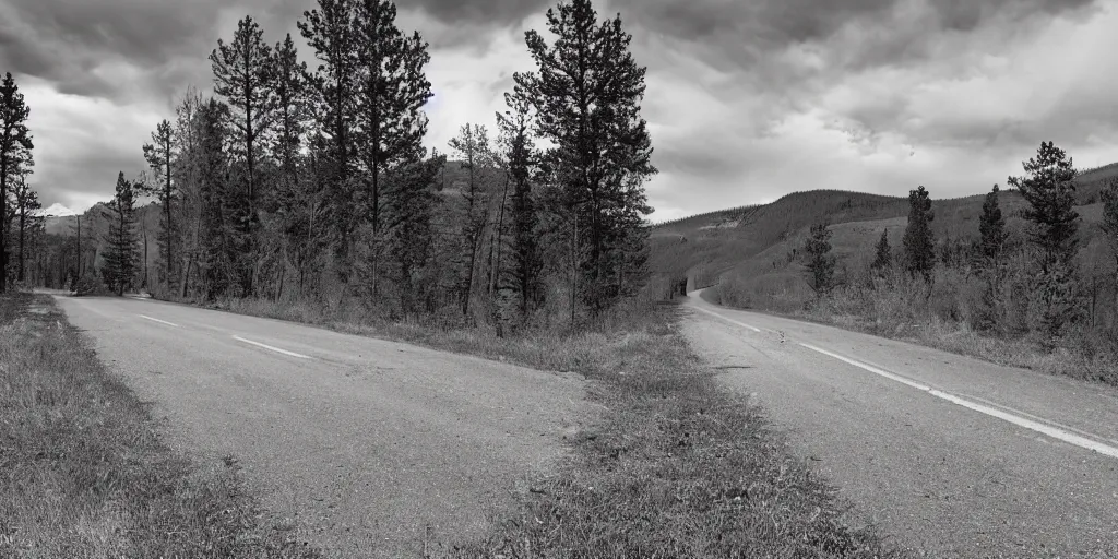 Image similar to A haunted eerie road with an old covered wooden bridge, Riverdale Road Colorado