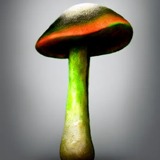 Image similar to Magic mushroom becomes human by concept art, detailed, magical, 3D HD Resolution