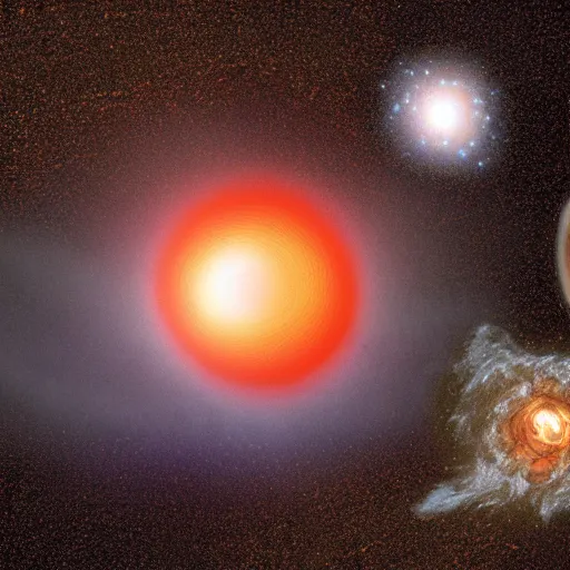 Image similar to picture of black hole neutron star high resolution concept art 47 digits