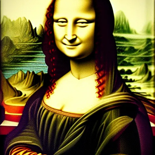 Image similar to mona lisa in the style of John Bauer
