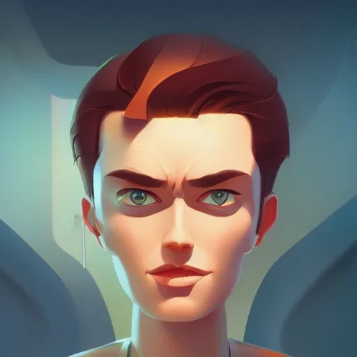 Image similar to face icon stylized minimalist total recall, loftis, cory behance hd by jesper ejsing, by rhads, makoto shinkai and lois van baarle, ilya kuvshinov, rossdraws global illumination