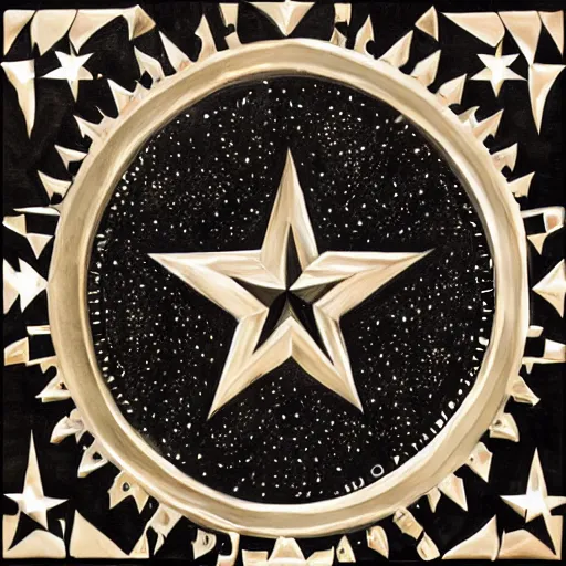 Prompt: black star, highly detailed