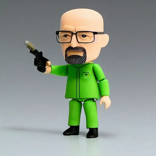 Image similar to walter white as a nendroid figurine