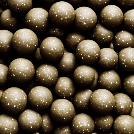 Image similar to army of balls containing universes, 5 5 mm