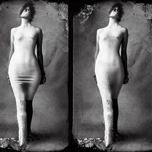 Image similar to wetplate editorial fashion