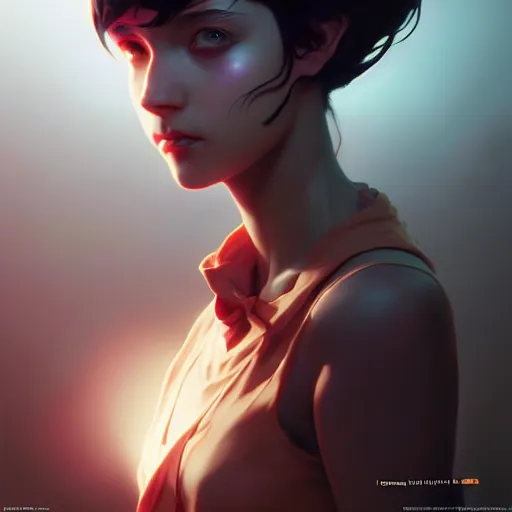 Image similar to bruffindust, by tom bagshaw and ilya kuvshinov, rtx rendering, octane render 1 2 8 k, maya, extreme high intricate details by wlop, digital anime art by ross tran, medium shot, composition by sana takeda, dramatic lighting by greg rutkowski