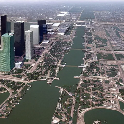 Image similar to houston texas in the year 2 0 4 0